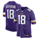 Zennovawear Justin Jefferson Minnesota Vikings Player Game Jersey - Purple