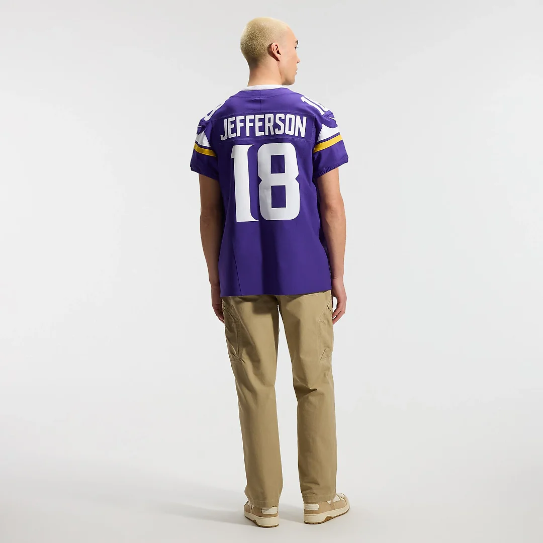 Zennovawear Justin Jefferson Minnesota Vikings Team Vapor FUSE. Elite Jersey - Purple