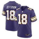 Zennovawear Justin Jefferson Minnesota Vikings Classic Player Game Jersey - Purple