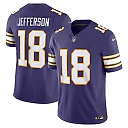 Zennovawear Justin Jefferson Minnesota Vikings Vapor FUSE. Limited Jersey - Purple