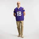 Zennovawear Justin Jefferson Minnesota Vikings Team Vapor FUSE. Elite Jersey - Purple
