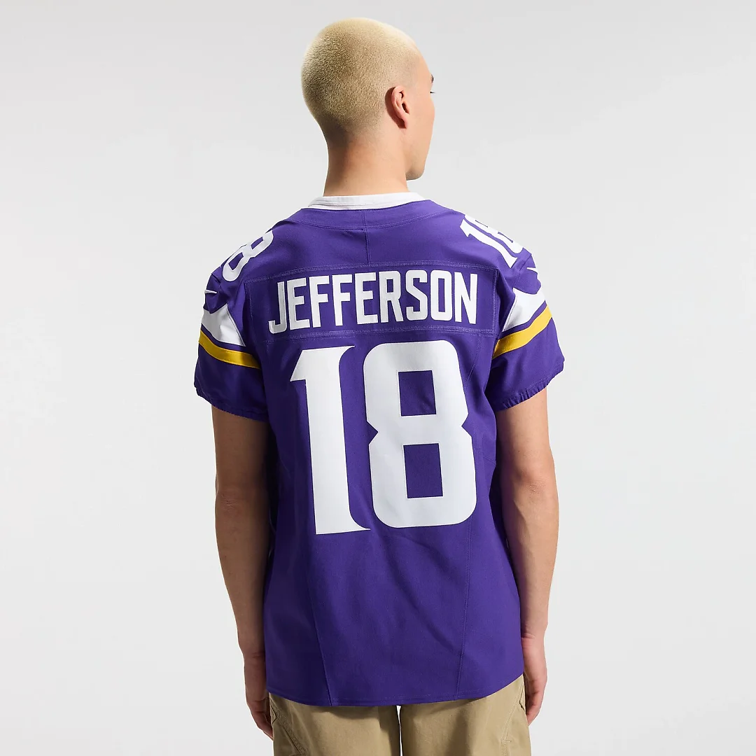 Zennovawear Justin Jefferson Minnesota Vikings Team Vapor FUSE. Elite Jersey - Purple