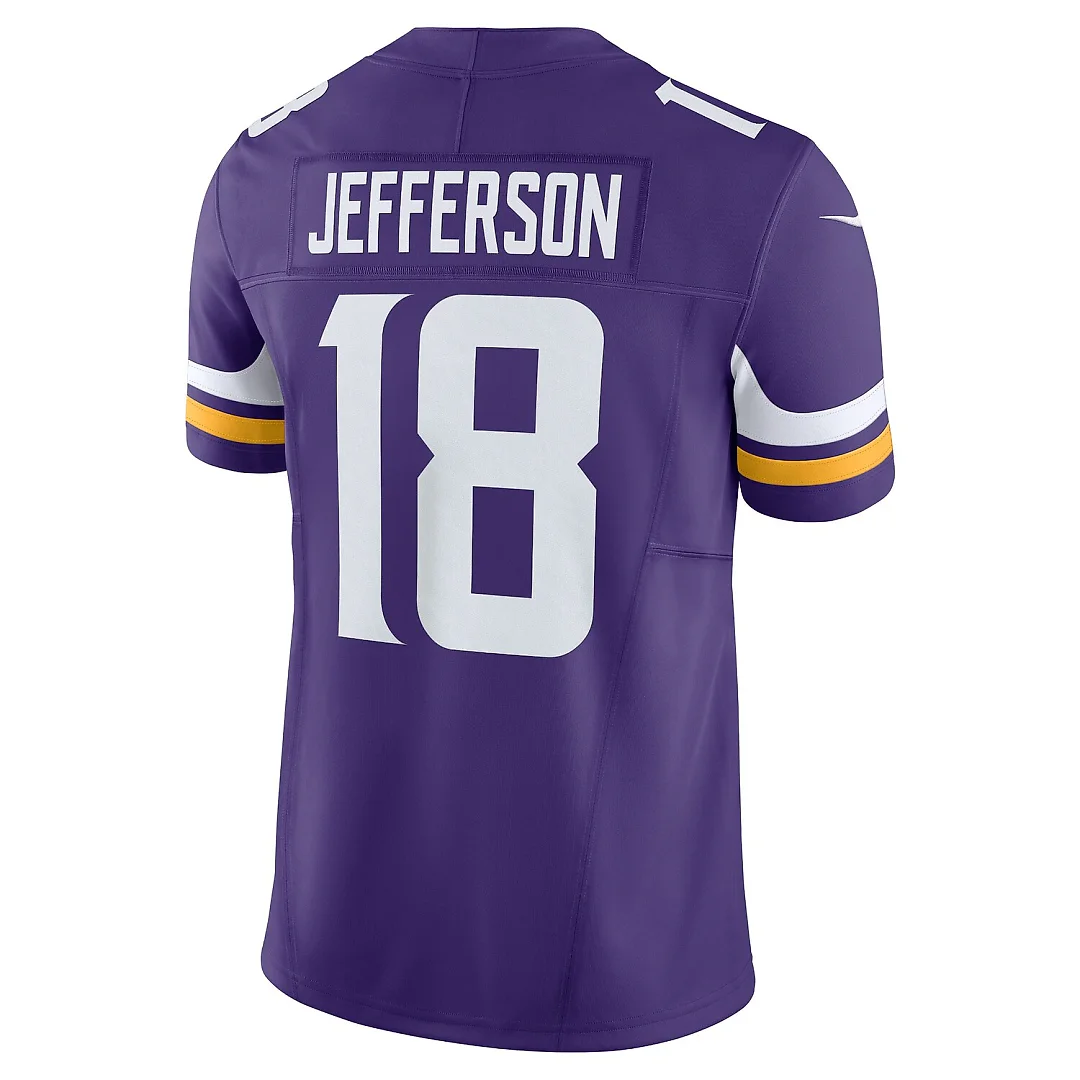 Zennovawear Justin Jefferson Minnesota Vikings Vapor FUSE. Limited Jersey - Purple