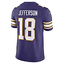 Zennovawear Justin Jefferson Minnesota Vikings Alternate Classic Vapor FUSE. Stitched Limited Jersey - Purple