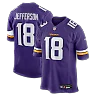 Zennovawear Justin Jefferson Minnesota Vikings Game Jersey - Purple