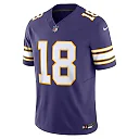 Zennovawear Justin Jefferson Minnesota Vikings Vapor FUSE. Limited Jersey - Purple