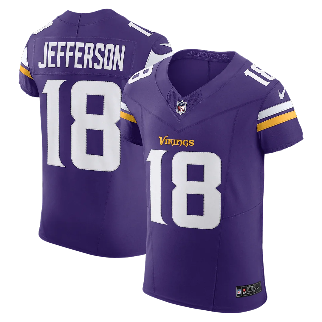 Zennovawear Justin Jefferson Minnesota Vikings Team Vapor FUSE. Elite Jersey - Purple