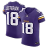 Zennovawear Justin Jefferson Minnesota Vikings Team Vapor FUSE. Elite Jersey - Purple