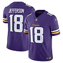 Zennovawear Justin Jefferson Minnesota Vikings Vapor FUSE. Limited Jersey - Purple