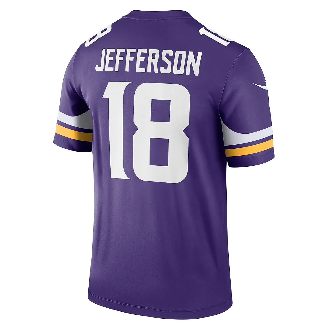 Zennovawear Justin Jefferson Minnesota Vikings Legend Player Performance Top - Purple
