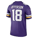 Zennovawear Justin Jefferson Minnesota Vikings Legend Player Performance Top - Purple