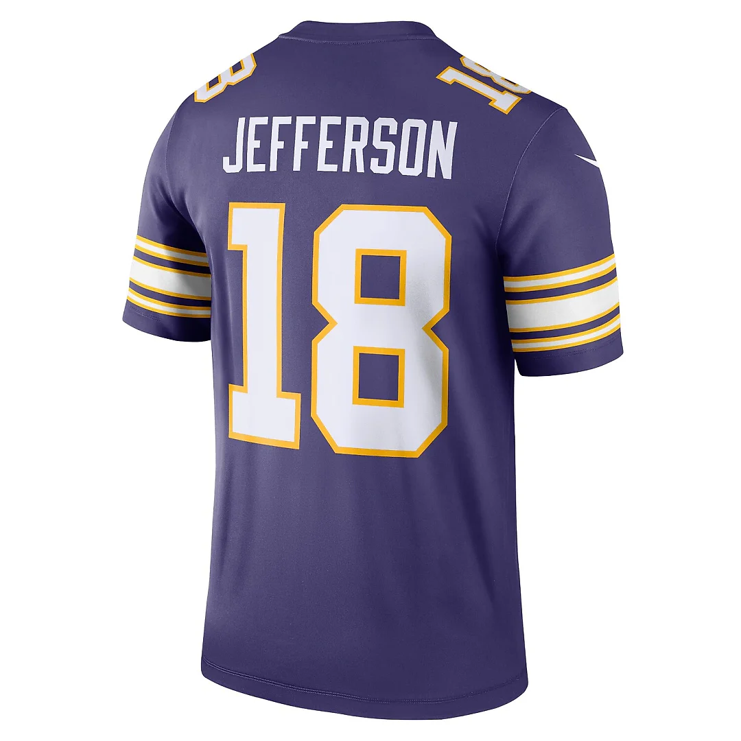 Zennovawear Justin Jefferson Minnesota Vikings Legend Player Performance Top - Purple