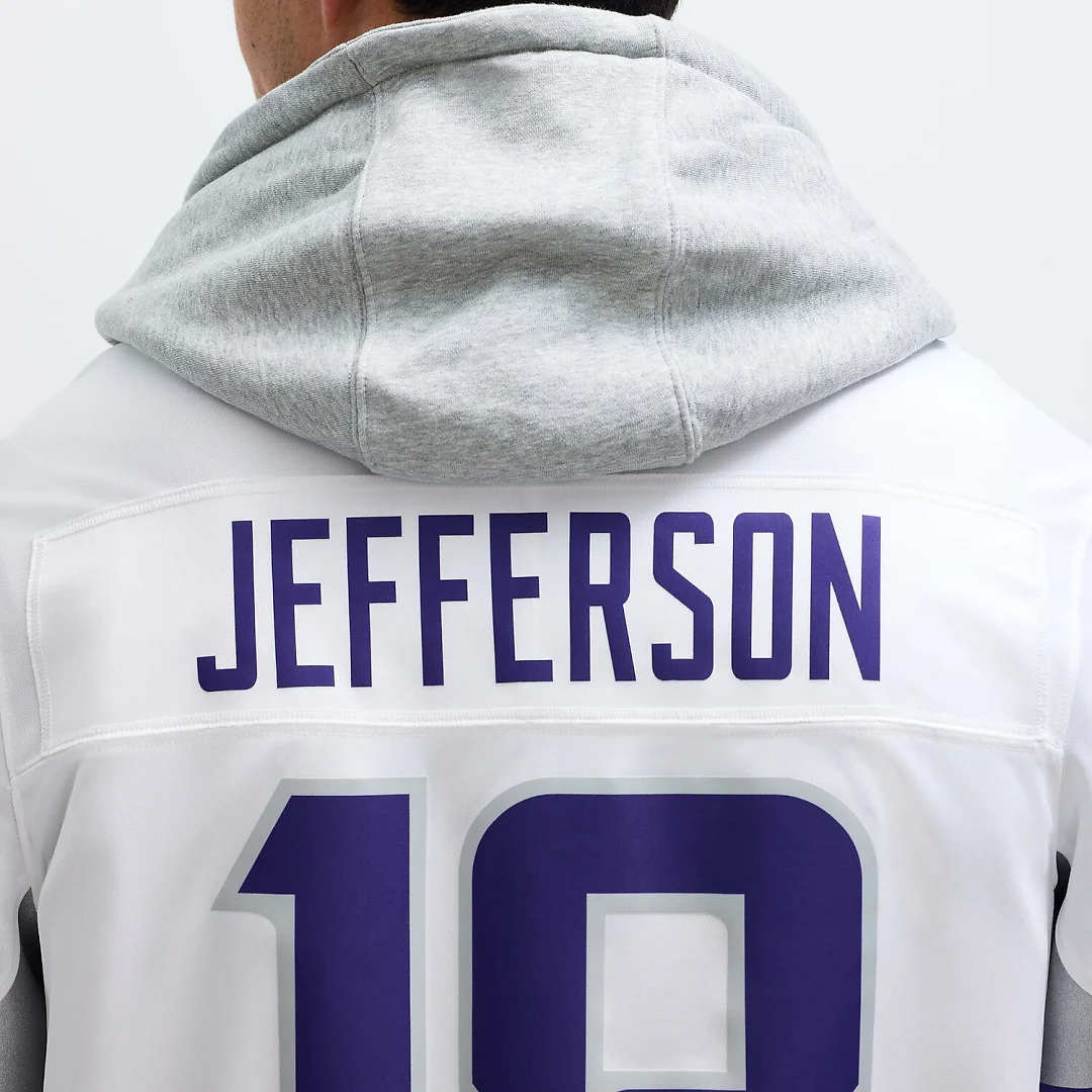 Zennovawear Justin Jefferson Minnesota Vikings Alternate Vapor FUSE. Limited Jersey - White