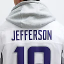 Zennovawear Justin Jefferson Minnesota Vikings Alternate Vapor FUSE. Limited Jersey - White
