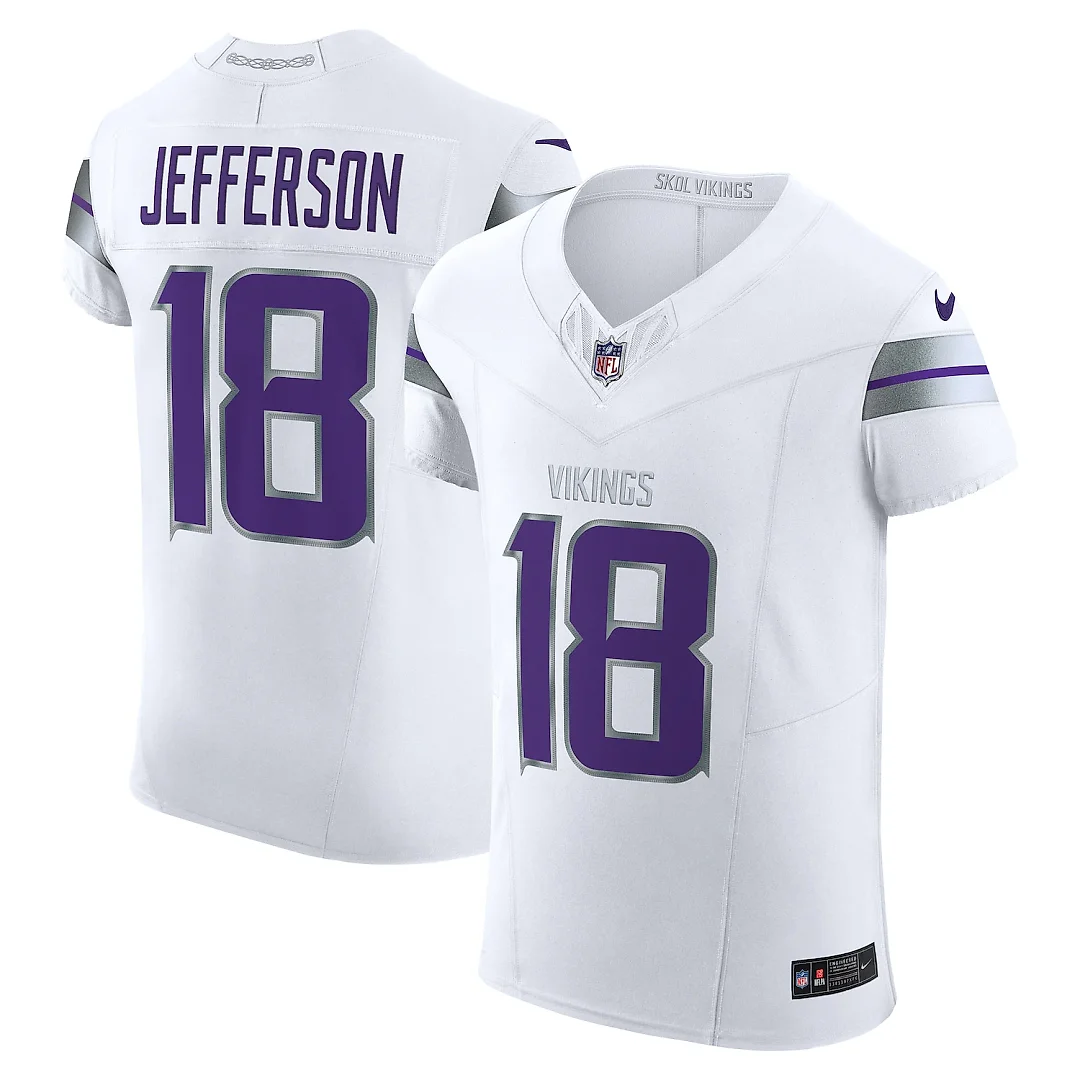 Zennovawear Justin Jefferson Minnesota Vikings Alternate Vapor FUSE. Elite Player Jersey - White