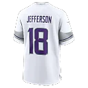 Zennovawear Justin Jefferson Minnesota Vikings Alternate Game Player Jersey - White