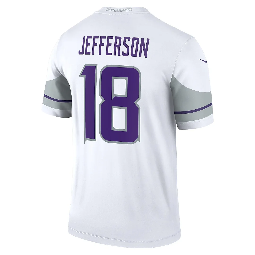 Zennovawear Justin Jefferson Minnesota Vikings Legend Player Performance Top - White