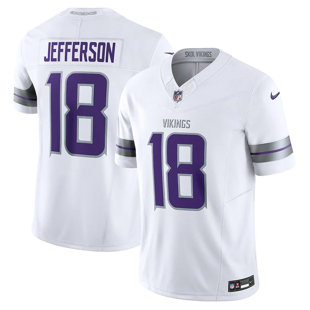 Zennovawear Justin Jefferson Minnesota Vikings Alternate Vapor FUSE. Limited Jersey - White