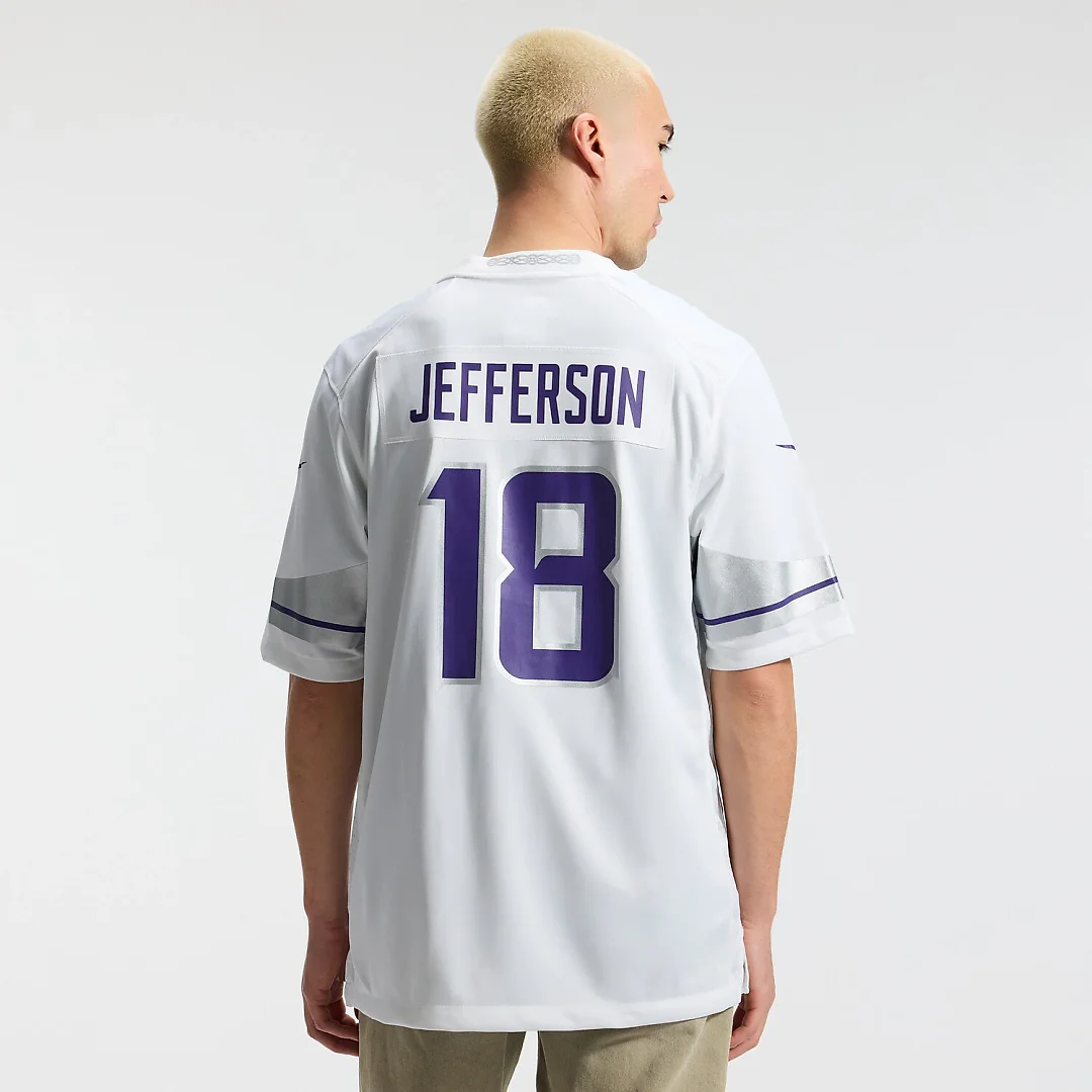 Zennovawear Justin Jefferson Minnesota Vikings Alternate Game Player Jersey - White