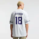 Zennovawear Justin Jefferson Minnesota Vikings Alternate Game Player Jersey - White