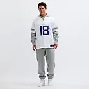 Zennovawear Justin Jefferson Minnesota Vikings Alternate Vapor FUSE. Limited Jersey - White