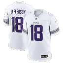 Zennovawear Justin Jefferson Minnesota Vikings Alternate Game Player Jersey - White