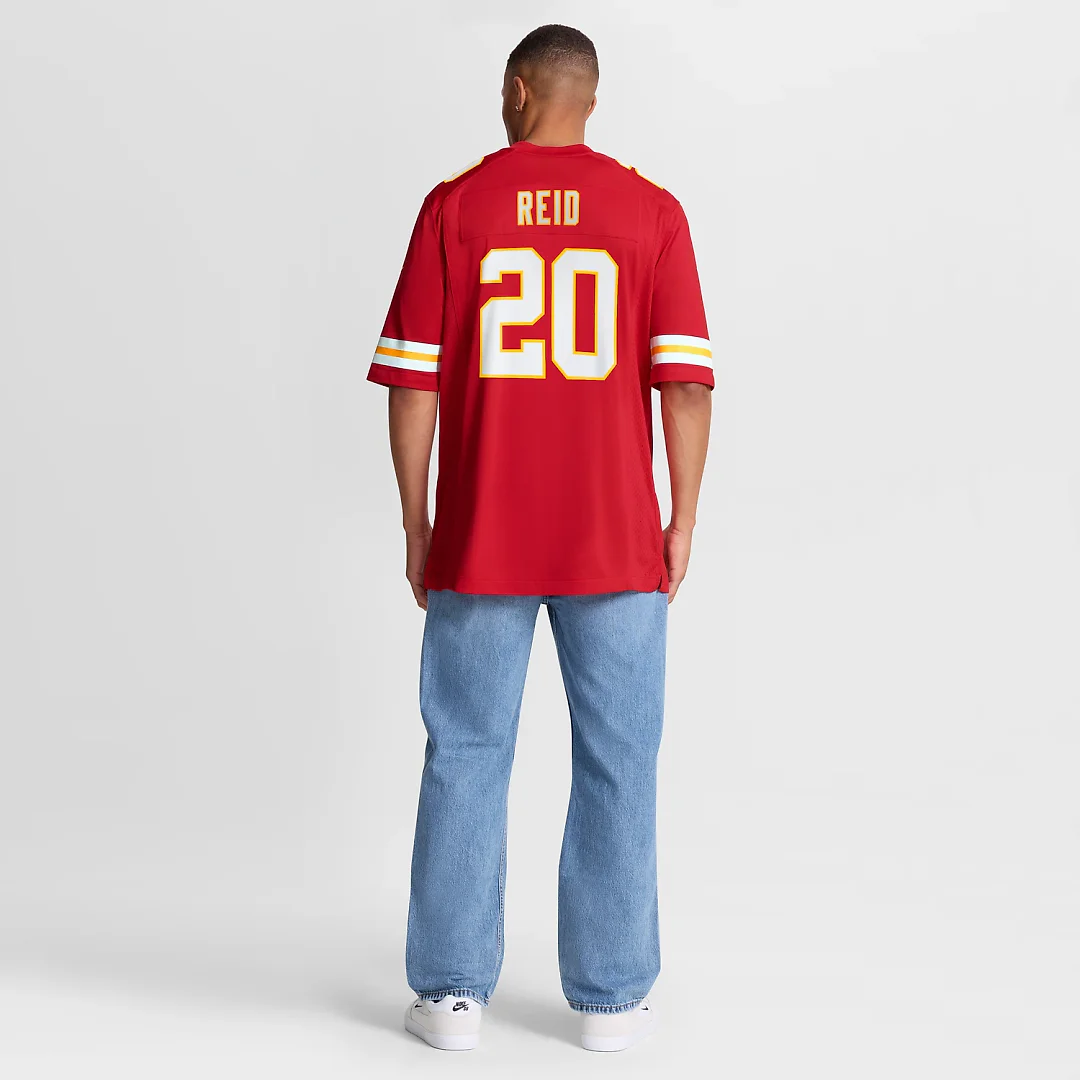 Zennovawear Justin Reid Kansas City Chiefs Game Jersey - Red
