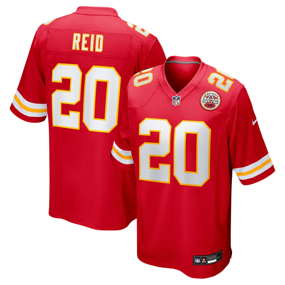Zennovawear Justin Reid Kansas City Chiefs Game Jersey - Red