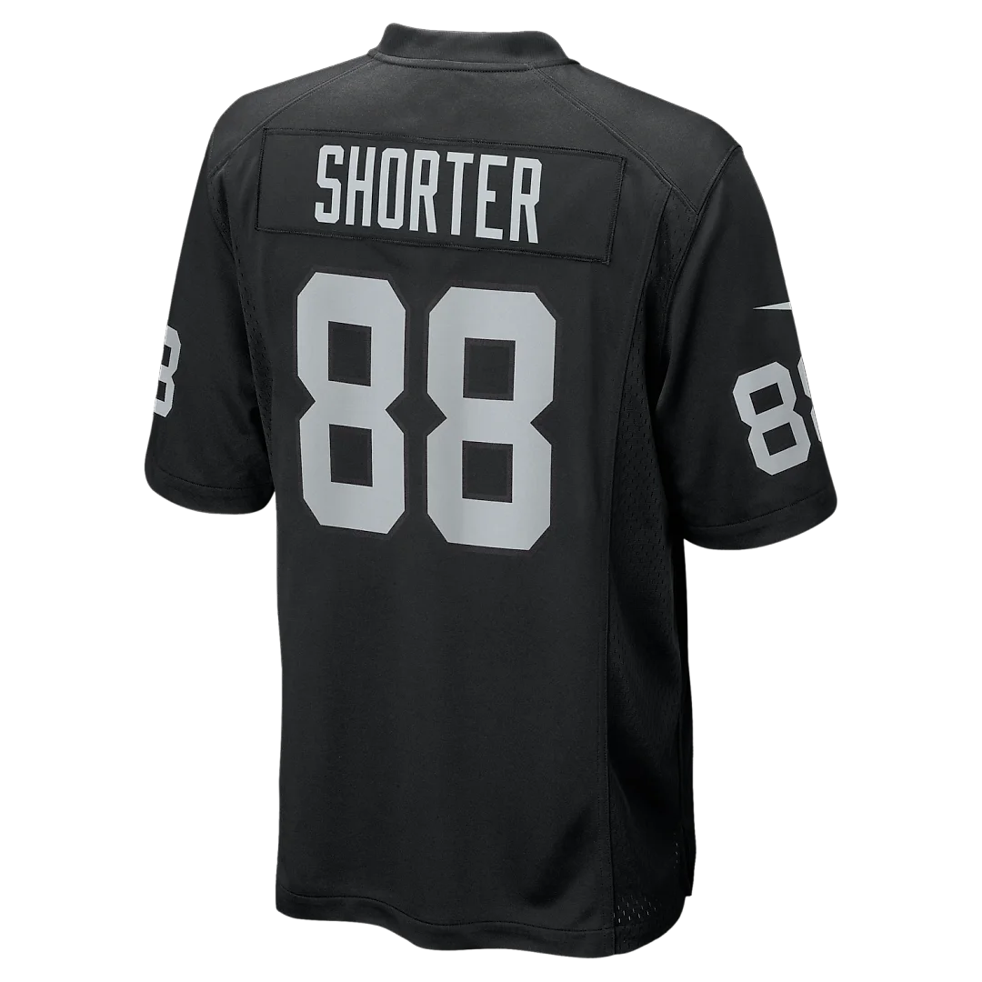 Zennovawear Justin Shorter Las Vegas Raiders Team Game Jersey - Black