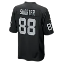 Zennovawear Justin Shorter Las Vegas Raiders Team Game Jersey - Black