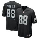 Zennovawear Justin Shorter Las Vegas Raiders Team Game Jersey - Black