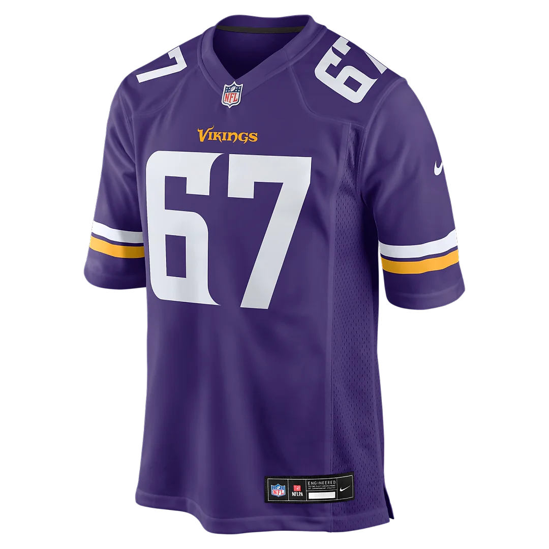 Zennovawear Justin Skule Minnesota Vikings Team Game Jersey - Purple