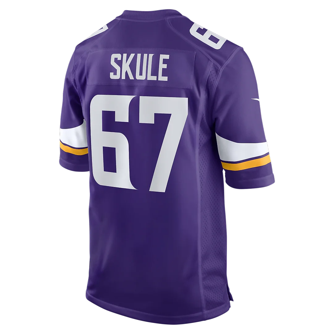Zennovawear Justin Skule Minnesota Vikings Team Game Jersey - Purple