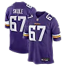 Zennovawear Justin Skule Minnesota Vikings Team Game Jersey - Purple