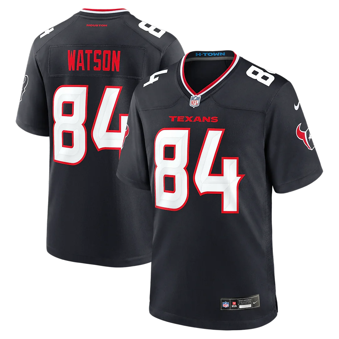 Zennovawear Justin Watson Houston Texans Team Game Jersey - Navy