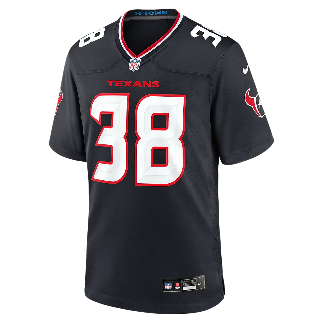 Zennovawear Kai Kroeger Houston Texans Team Game Jersey - Navy