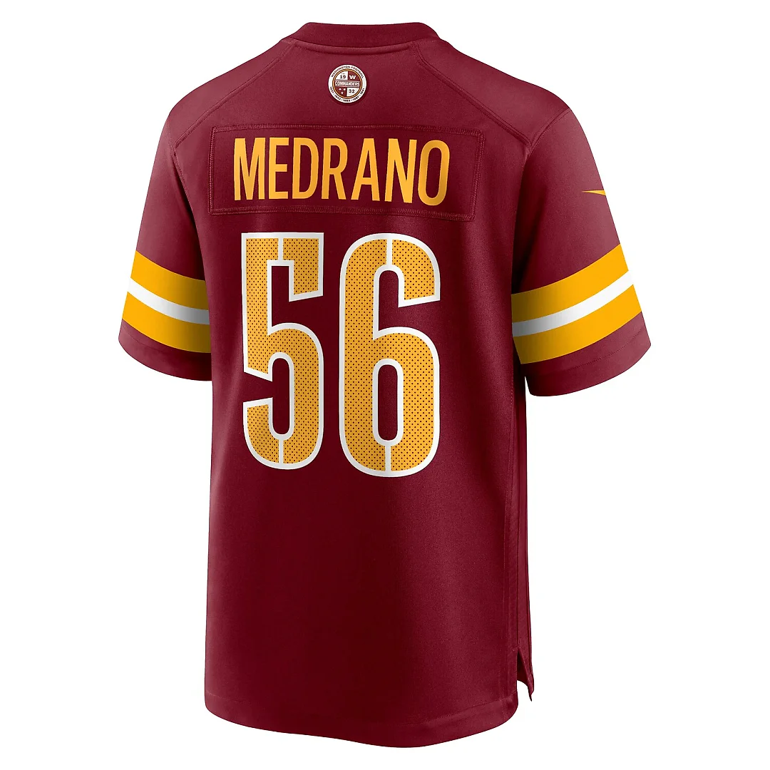 Zennovawear Kain Medrano Washington Commanders Team Game Jersey - Burgundy