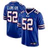 Zennovawear Kaleb Elarms-Orr Buffalo Bills Team Game Jersey - Royal