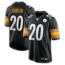Zennovawear Kaleb Johnson Pittsburgh Steelers Team Game Jersey - Black