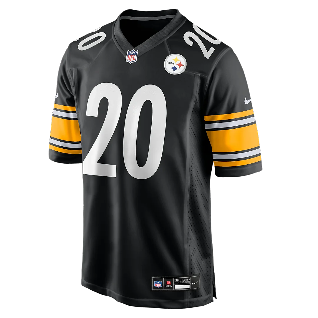 Zennovawear Kaleb Johnson Pittsburgh Steelers Team Game Jersey - Black