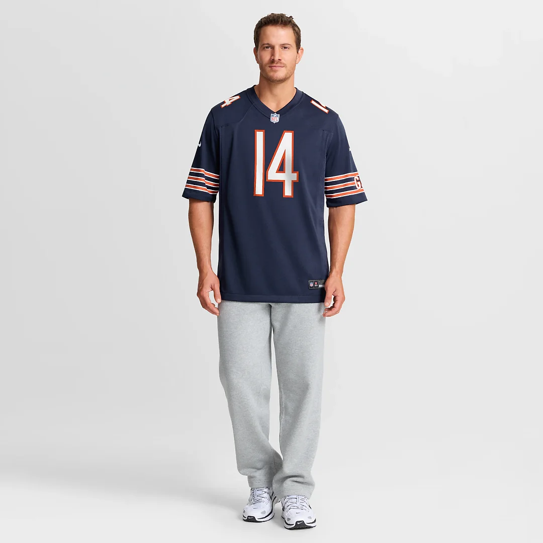 Zennovawear Kalif Raymond Chicago Bears Team Game Jersey - Navy