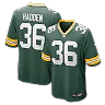 Zennovawear Kamal Hadden Green Bay Packers Team Game Jersey - Green
