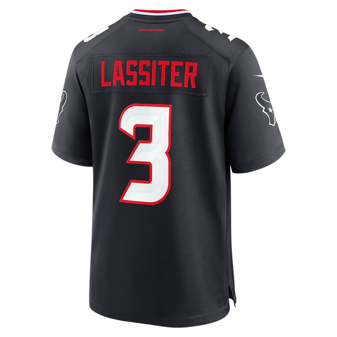 Zennovawear Kamari Lassiter Houston Texans Team Game Jersey - Navy