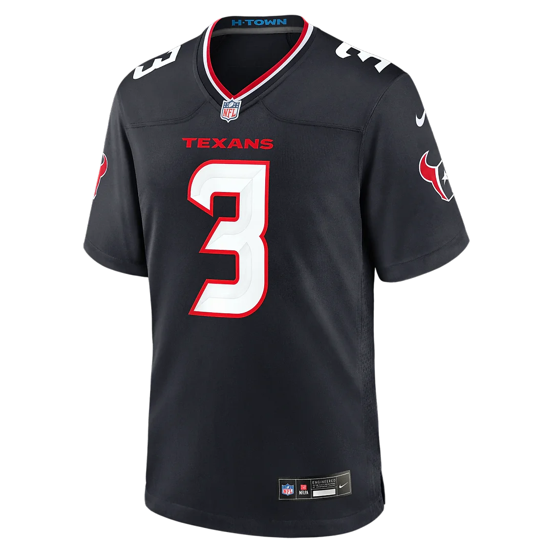 Zennovawear Kamari Lassiter Houston Texans Team Game Jersey - Navy