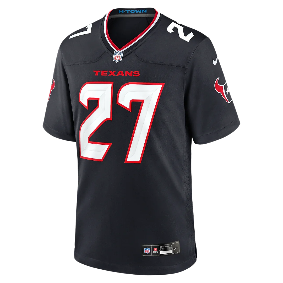 Zennovawear Kamari Ramsey Houston Texans Team Game Jersey - Navy