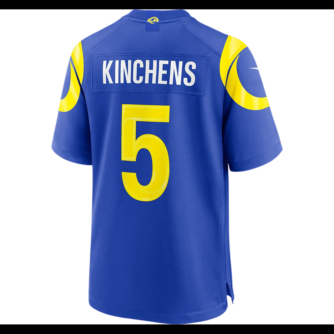 Zennovawear Kamren Kinchens Los Angeles Rams Team Game Jersey - Royal