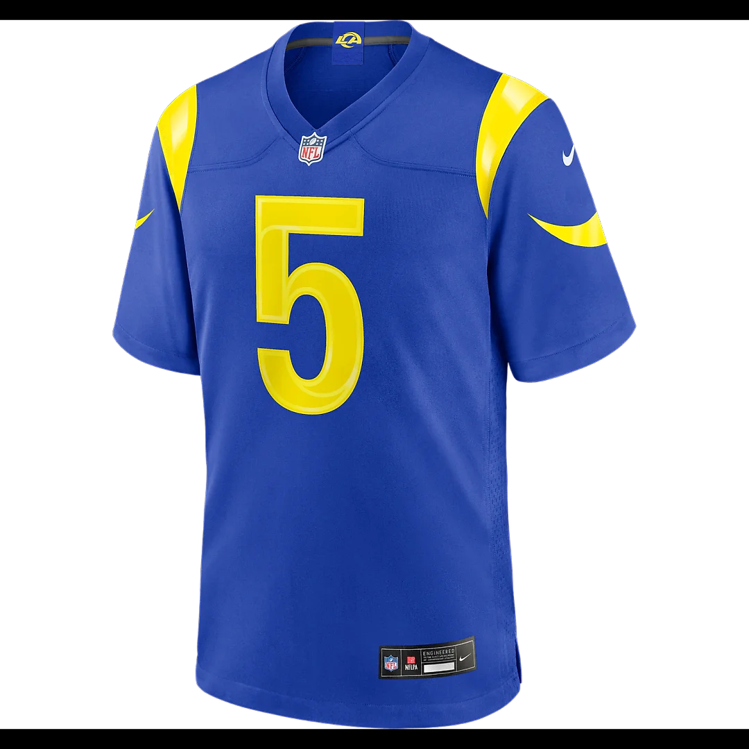 Zennovawear Kamren Kinchens Los Angeles Rams Team Game Jersey - Royal
