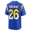 Zennovawear Kamren Kinchens Los Angeles Rams Team Game Jersey - Royal