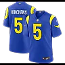 Zennovawear Kamren Kinchens Los Angeles Rams Team Game Jersey - Royal