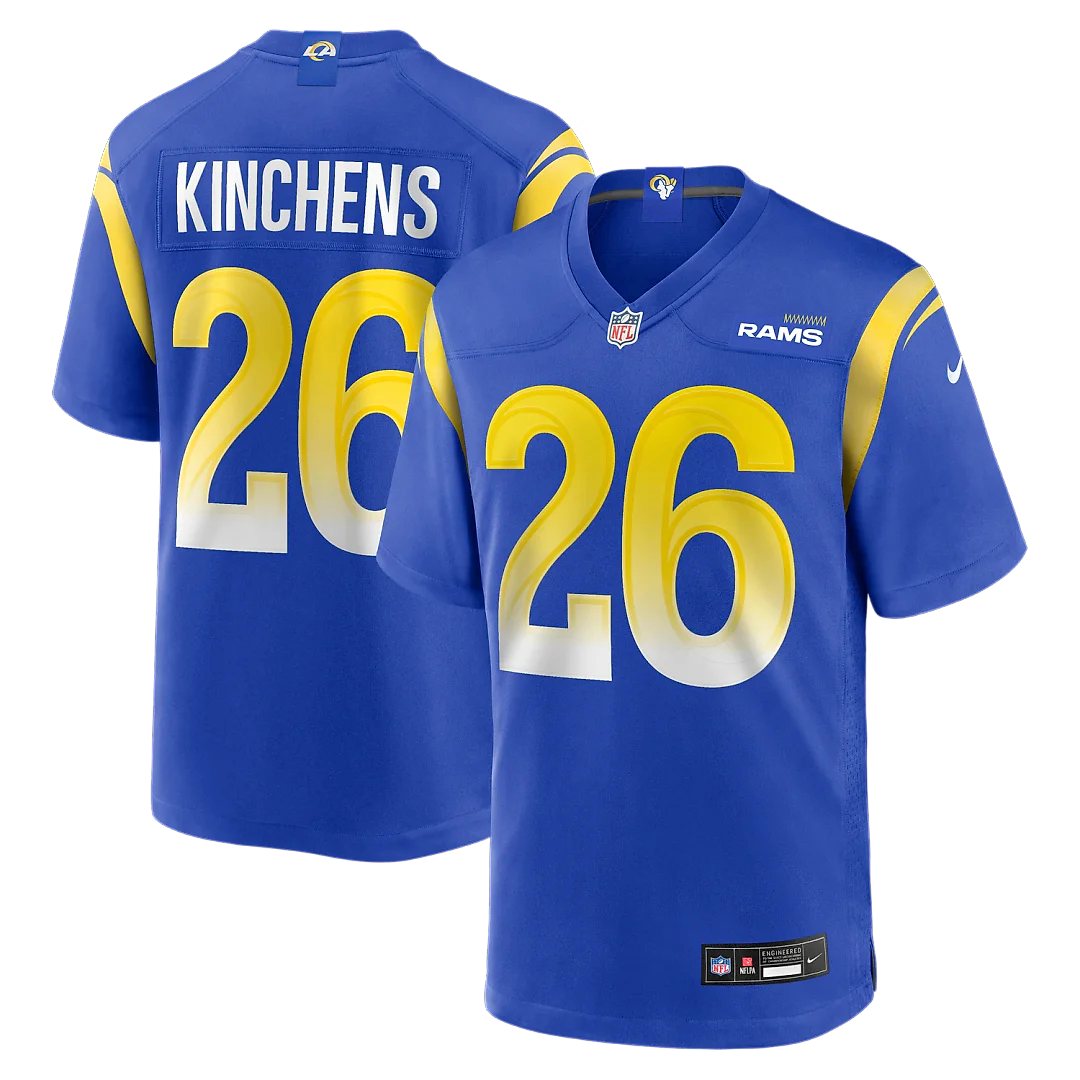 Zennovawear Kamren Kinchens Los Angeles Rams Team Game Jersey - Royal
